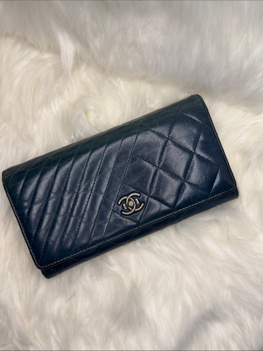 CHANEL Coco Boy Flap Long Wallet